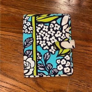 Vera Bradley Blue and Green Floral Wallet